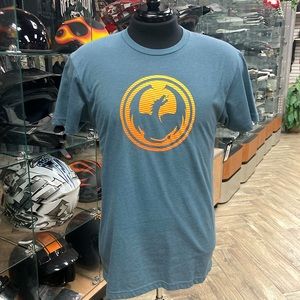 Men’s Icon Pattern Tee in Indigo Heather